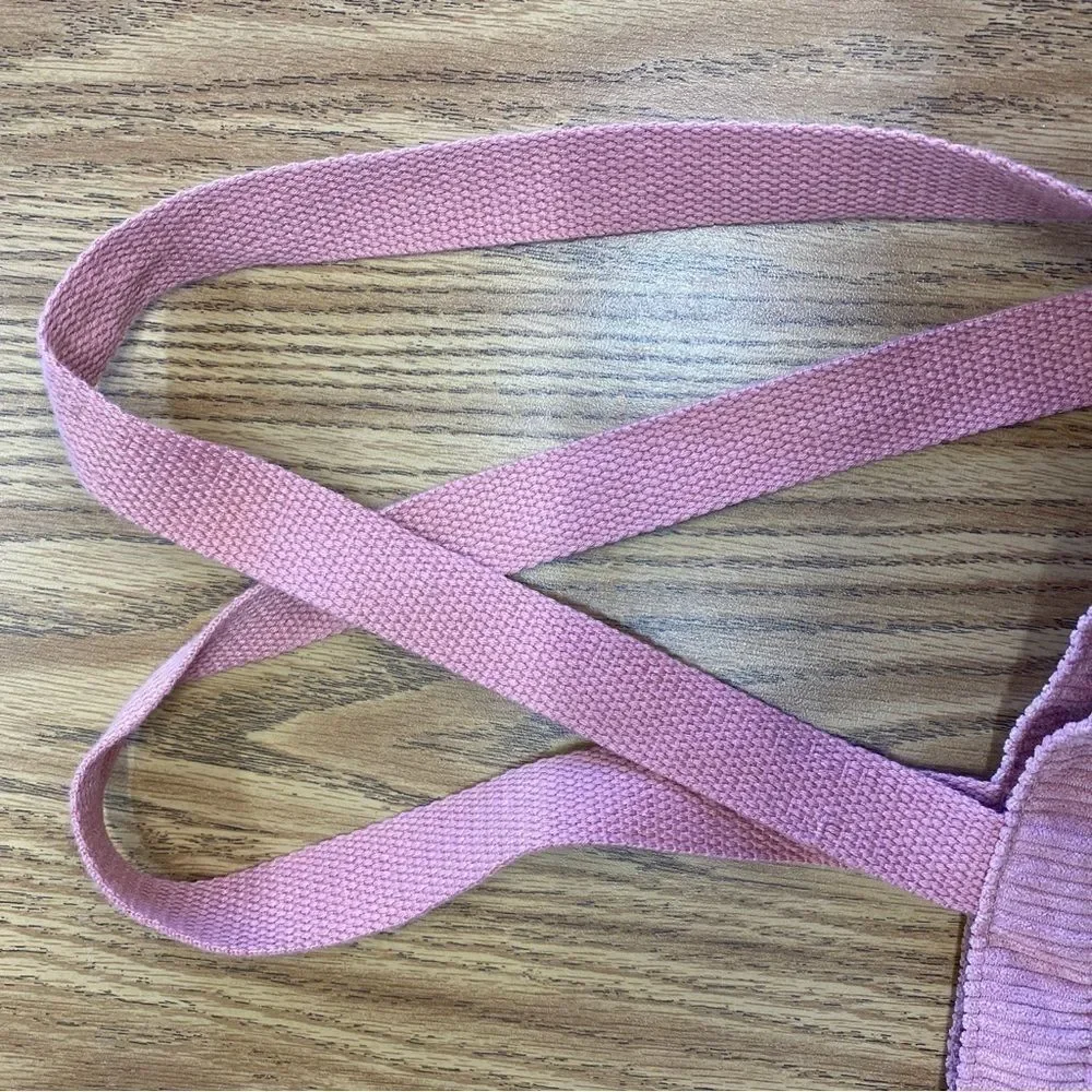 Old Navy Pink Corduroy Medium Size Tote Bag